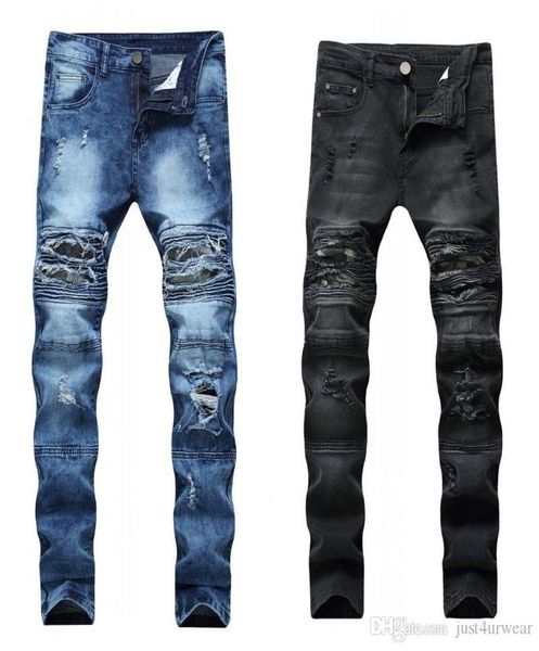 mens new skinny ripped motorcycle biker jeans male plus size camouflage patchwork denim pants male jeans5612723, Blue
mens new skinny ripped motorcycle biker jeans male plus size camouflage patchwork denim pants male jeans5612723, Blue