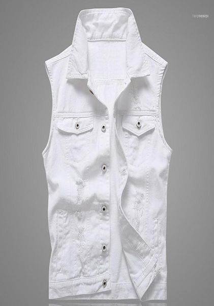 men039s vests hole denim waistcoat men white jeans vest solid rock for fashions summer sleeveless jacket 5xl punk biker ripped13815726, Black;white
men039s vests hole denim waistcoat men white jeans vest solid rock for fashions summer sleeveless jacket 5xl punk biker ripped13815726, Black;white
