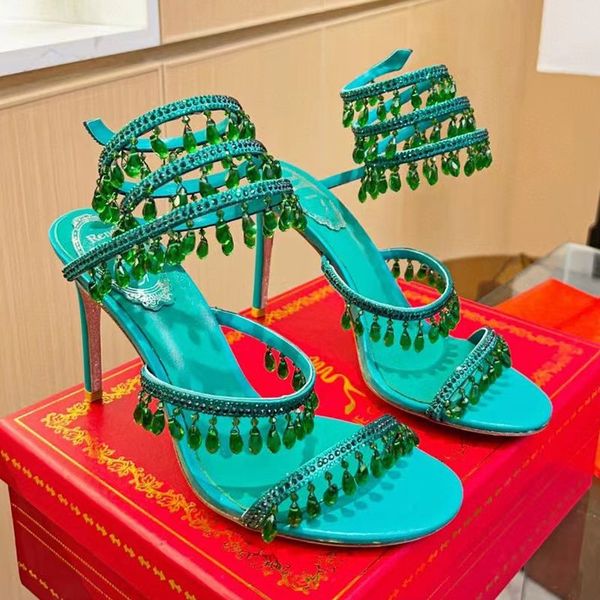 rene caovilla crystal chandelier high-heeled sandals women's fairy style luxury diamond serpentine wrapped roman high heels 10cm design, Black
rene caovilla crystal chandelier high-heeled sandals women's fairy style luxury diamond serpentine wrapped roman high heels 10cm design, Black