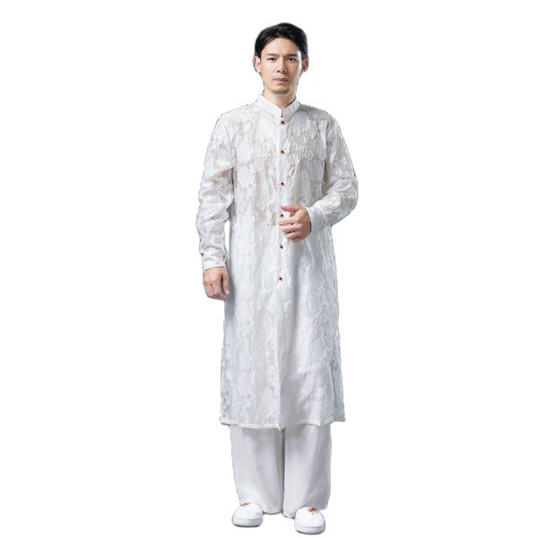 chinese ethnic clothing black and white robe traditional male cheongsam cotton gown stand collar men's vintage tang suit oriental costu, Red
chinese ethnic clothing black and white robe traditional male cheongsam cotton gown stand collar men's vintage tang suit oriental costu, Red