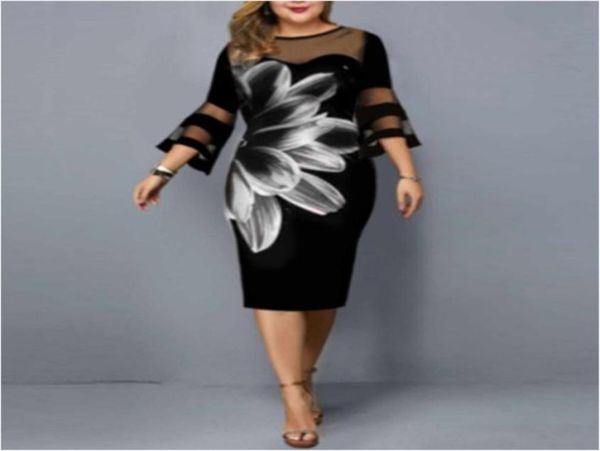 womens plus size dresses casual flower print mesh patchwork midi lace 34 sleeve party summer dress for wedding clothing2502342, Black
womens plus size dresses casual flower print mesh patchwork midi lace 34 sleeve party summer dress for wedding clothing2502342, Black