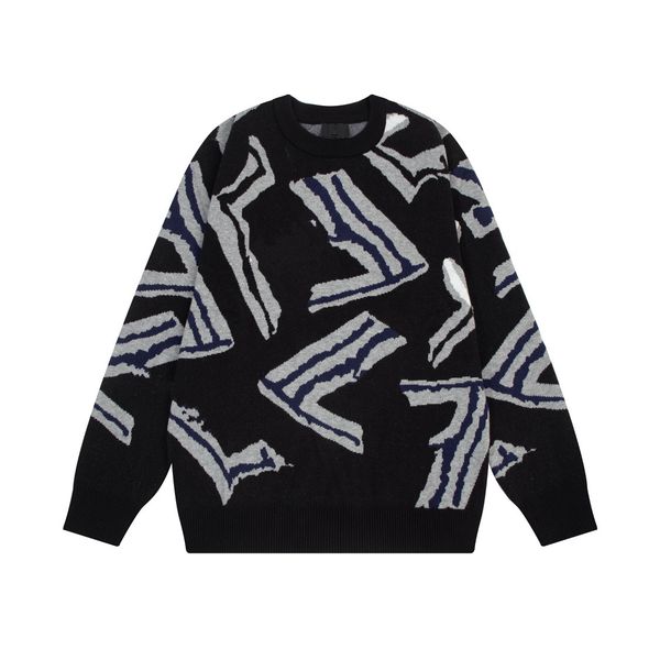 fashion men's sweaters spring and autumn men women sweatshirts designers knit casual hip hop streetwear woolen sweater mens clothing, White;black
fashion men's sweaters spring and autumn men women sweatshirts designers knit casual hip hop streetwear woolen sweater mens clothing, White;black