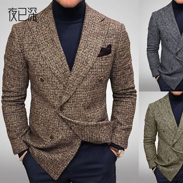 men's suits blazers autumn and winter solid casual men's gentlemen's suit coat men's large coat man outwear 230808, White;black
men's suits blazers autumn and winter solid casual men's gentlemen's suit coat men's large coat man outwear 230808, White;black