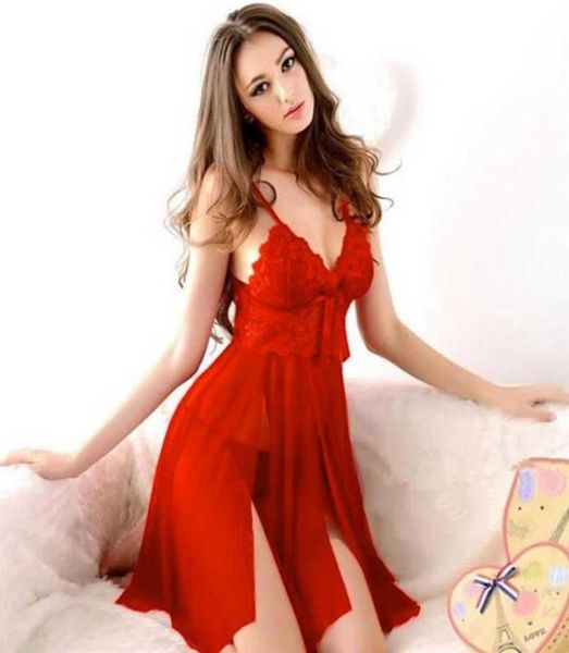sets 1 women evening nightgown nightie sleepwear lingerie red long dressing night gown transparent dress265y8816976, Black;white
sets 1 women evening nightgown nightie sleepwear lingerie red long dressing night gown transparent dress265y8816976, Black;white