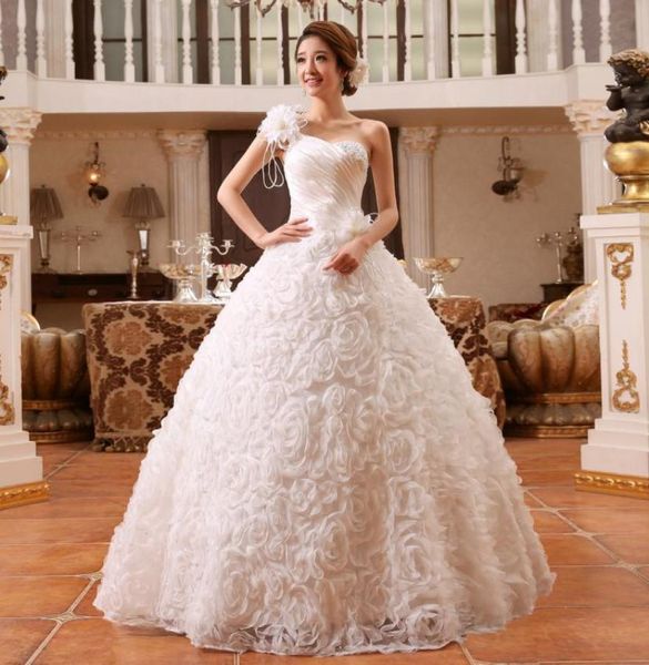 one shoulder flower wedding dresses 2018 vestidos plus size bridal dress ball gown under 100 4283536, White
one shoulder flower wedding dresses 2018 vestidos plus size bridal dress ball gown under 100 4283536, White