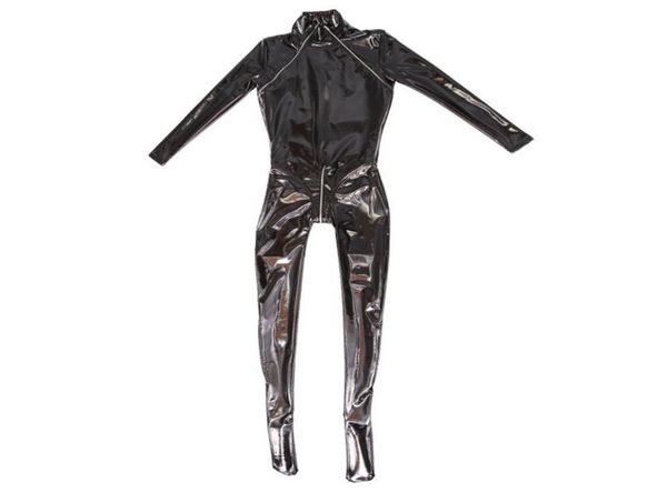 catsuit costumeswomen wetlook pvc bodysuit turtleneck and double zipper oper croth tights catsuit latex zentai suit fetish cl9026828, Black
catsuit costumeswomen wetlook pvc bodysuit turtleneck and double zipper oper croth tights catsuit latex zentai suit fetish cl9026828, Black