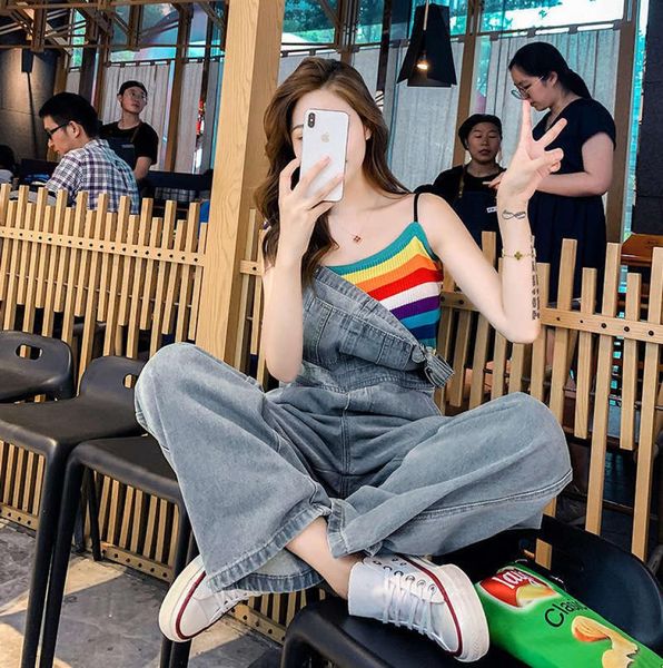 zhang beibei039s 2020 summer new korean version loose age reducing high waist wide leg jeans7046377, Blue
zhang beibei039s 2020 summer new korean version loose age reducing high waist wide leg jeans7046377, Blue