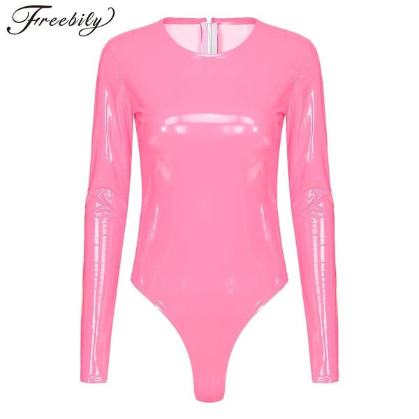 women's jumpsuits rompers women neon pu leather bodycon bodysuit club long sleeve orange pink green glitter jumpsuit streetwear zipper, Black;white
women's jumpsuits rompers women neon pu leather bodycon bodysuit club long sleeve orange pink green glitter jumpsuit streetwear zipper, Black;white