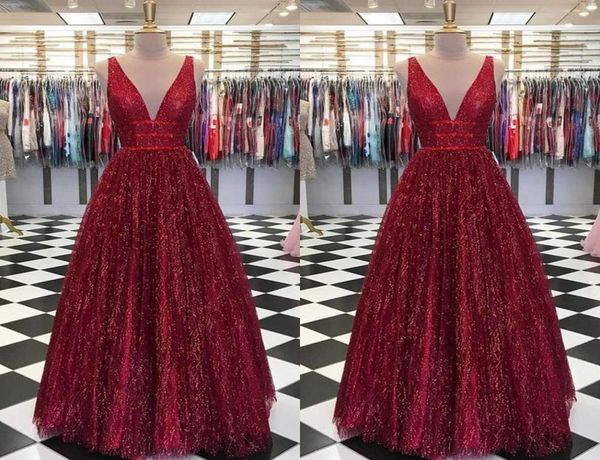 sparkly burgundy prom dresses party aline deep vneck backless dresses evening wear women special occasion dress vestido de novia7992973, Black
sparkly burgundy prom dresses party aline deep vneck backless dresses evening wear women special occasion dress vestido de novia7992973, Black