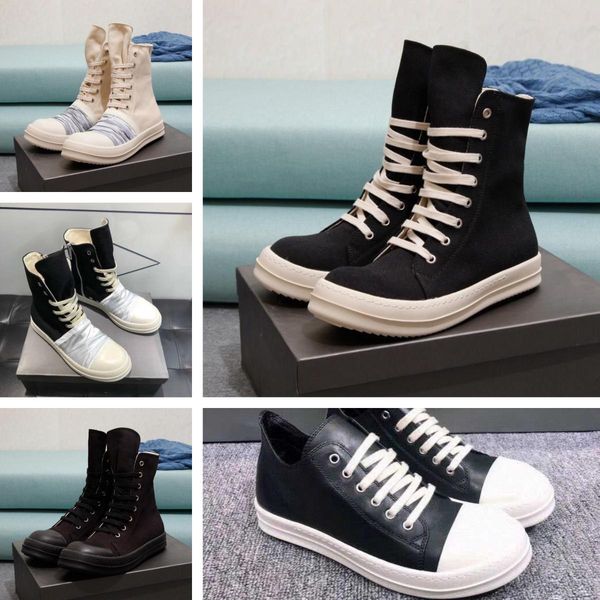 boots men women canvas shoes genuine leather sneakers high booties black lace up trainers breathable platform boot big size 35-47
boots men women canvas shoes genuine leather sneakers high booties black lace up trainers breathable platform boot big size 35-47