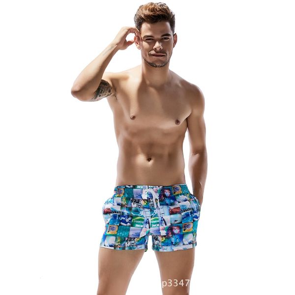 men's shorts seobean summer sports casual men beach pants thin shorts fashion printed 230809, White;black
men's shorts seobean summer sports casual men beach pants thin shorts fashion printed 230809, White;black
