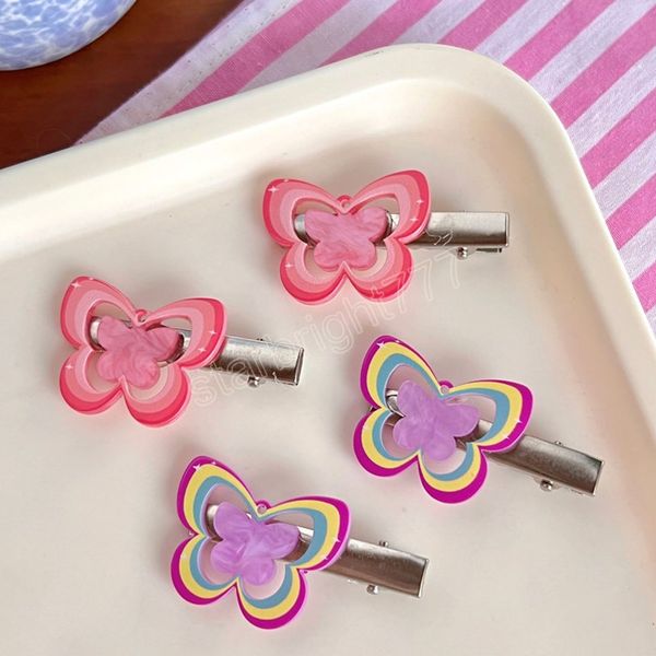 colorful butterfly hair clips women cute acrylic duckbilled hair clip barrettes hair grip y2k hair accessories headwear, Slivery;white
colorful butterfly hair clips women cute acrylic duckbilled hair clip barrettes hair grip y2k hair accessories headwear, Slivery;white