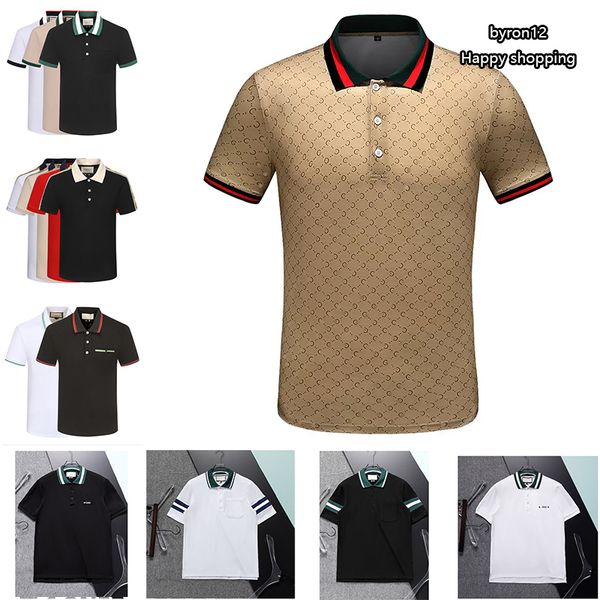 2023 designer men's tee new cotton crease resistant breathable t-shirt lapel commercial fashion casual print high-end polo short sleeve, White;black
2023 designer men's tee new cotton crease resistant breathable t-shirt lapel commercial fashion casual print high-end polo short sleeve, White;black
