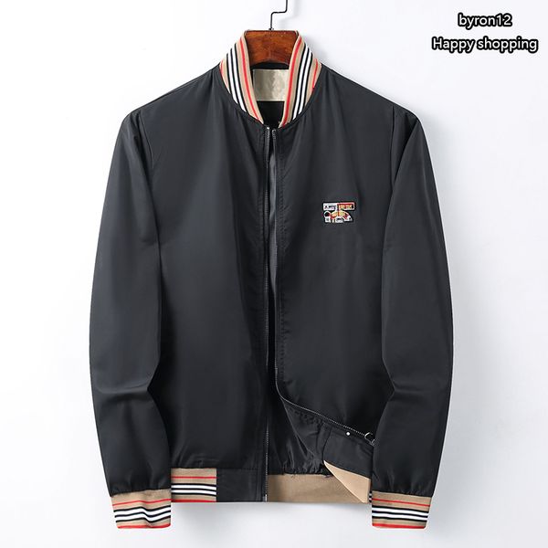 designer men jacket striped stand collar brand classic black windproof waterproof hoodie zipper cardigan jacket men paris fashion chest embr, White;black
designer men jacket striped stand collar brand classic black windproof waterproof hoodie zipper cardigan jacket men paris fashion chest embr, White;black
