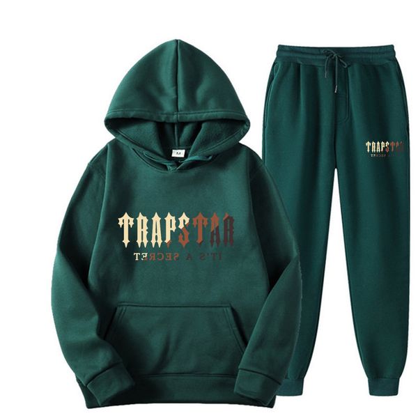 men's 2-piece sports set fw trapstar men's and women's sports set brand printed street warm 2-piece hooded pants jogging clot, Gray
men's 2-piece sports set fw trapstar men's and women's sports set brand printed street warm 2-piece hooded pants jogging clot, Gray