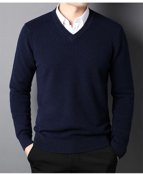 mens sweaters cotton blend classic vneck sweater men pullover autumn winter work casual allmatch knitted jumper jersey hombre 230808, White;black
mens sweaters cotton blend classic vneck sweater men pullover autumn winter work casual allmatch knitted jumper jersey hombre 230808, White;black