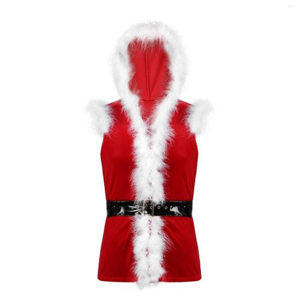 men039s vests men christmas vest velvet santa claus cosplay sleeveless jacket coat hooded slim fit faux fur trim waistcoat with5832825, Black;white
men039s vests men christmas vest velvet santa claus cosplay sleeveless jacket coat hooded slim fit faux fur trim waistcoat with5832825, Black;white