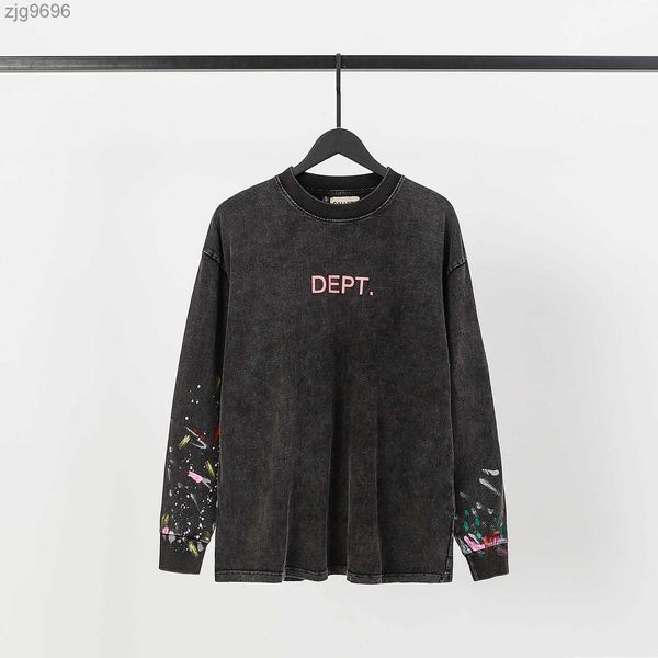 designer galery depts autumn and winter new high street fashion splash graffiti print washed worn round neck sweatshirt, Black
designer galery depts autumn and winter new high street fashion splash graffiti print washed worn round neck sweatshirt, Black