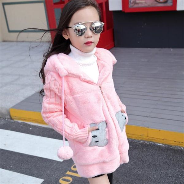 children's wear padded winter new girl imitation rabbit fur coat baby warm sweater, Blue;gray
children's wear padded winter new girl imitation rabbit fur coat baby warm sweater, Blue;gray