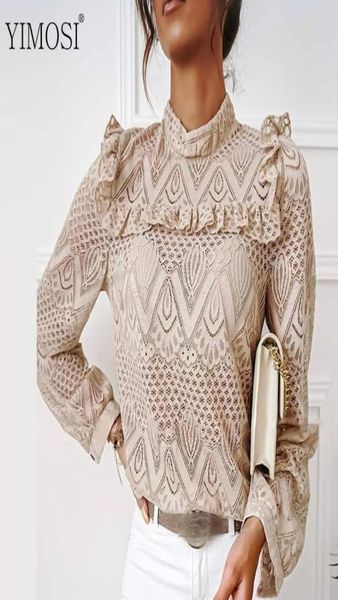 2020 autumn elegant lace ruffles white blouse women long sleeve o neck slim korean hollow out office shirt9484575
2020 autumn elegant lace ruffles white blouse women long sleeve o neck slim korean hollow out office shirt9484575