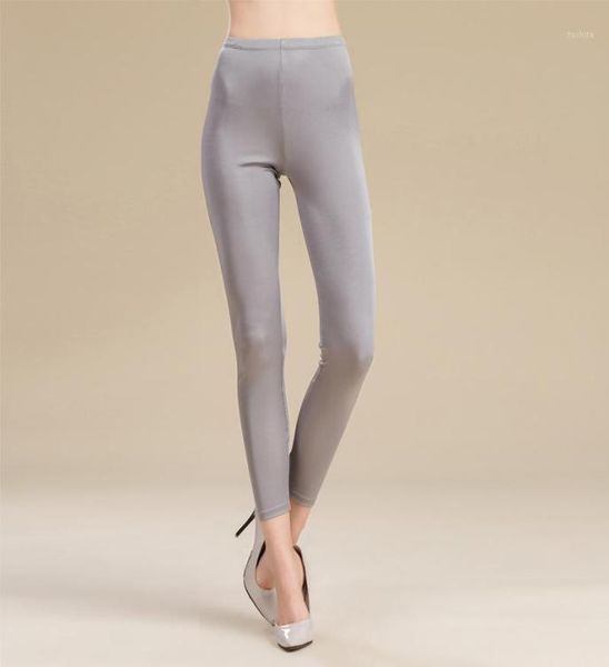 100 silk women long leggings solid slim leggings full length plus size anti emptied bottoming pants11443193, Black
100 silk women long leggings solid slim leggings full length plus size anti emptied bottoming pants11443193, Black