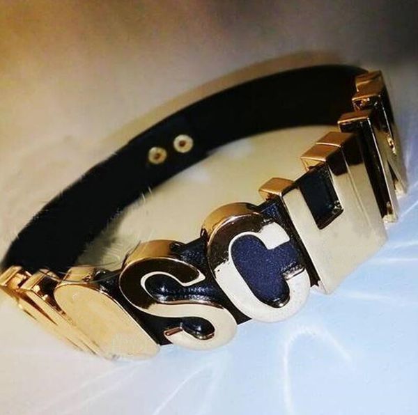 very beautiful pu chokers women single choker necklace luxury designer jewelry vintage statement necklaces metal letter hip hop necklace gir, Golden;silver
very beautiful pu chokers women single choker necklace luxury designer jewelry vintage statement necklaces metal letter hip hop necklace gir, Golden;silver