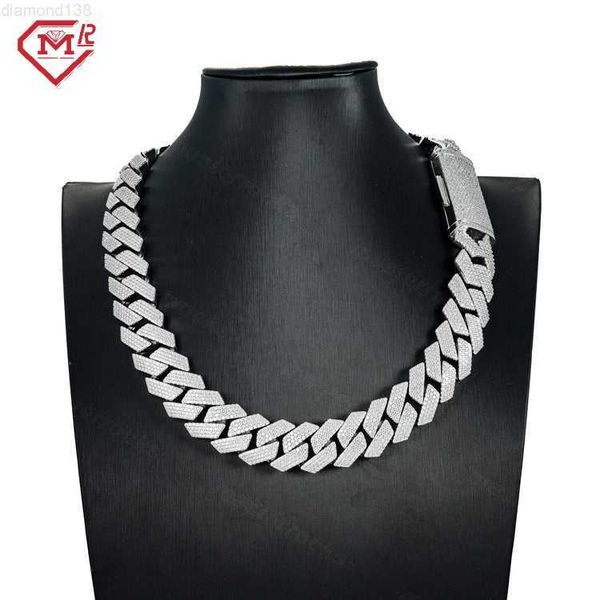 wholesale round 4 rows 20mm cuban hiphop necklace pass diamond tester vvs moissanite cuban link chain, Silver
wholesale round 4 rows 20mm cuban hiphop necklace pass diamond tester vvs moissanite cuban link chain, Silver