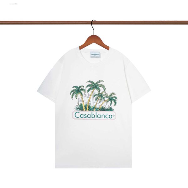casablanc shirt mens t designer cotton luxury brand clothing european american trend design t-shirts printer summer short sleeve us size s-2, White;black
casablanc shirt mens t designer cotton luxury brand clothing european american trend design t-shirts printer summer short sleeve us size s-2, White;black