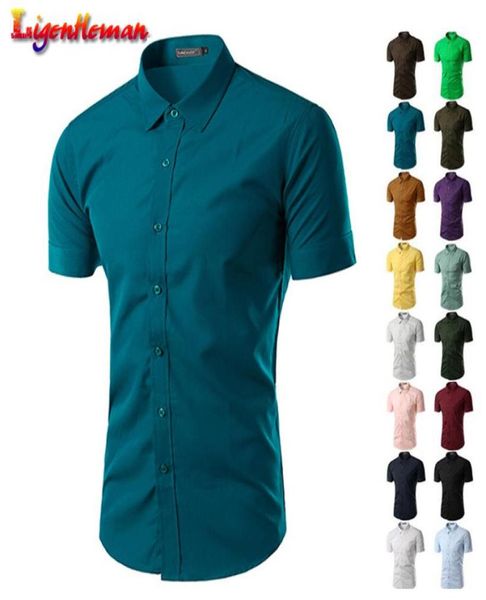 men039s casual shirts mens leisure 2021 masculina chemise homme summer solid color business slim fit short sleeve fashion shirt6622856, White;black
men039s casual shirts mens leisure 2021 masculina chemise homme summer solid color business slim fit short sleeve fashion shirt6622856, White;black
