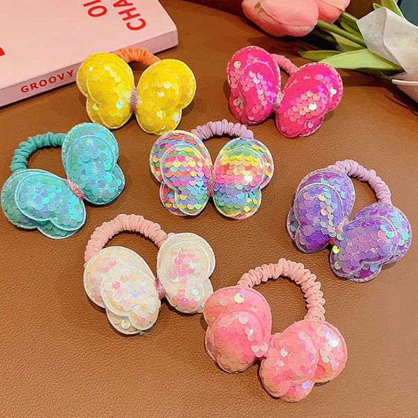 1pc new cute sequin butterfly girls kids ponytail elastic hair bands children hair ties princess hair accessories baby headwear, Slivery;white
1pc new cute sequin butterfly girls kids ponytail elastic hair bands children hair ties princess hair accessories baby headwear, Slivery;white