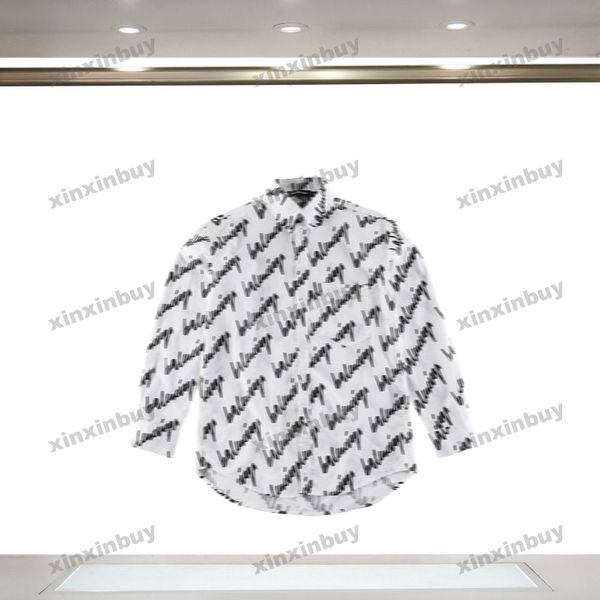 xinxinbuy men designer knitted tee t shirt 23ss paris cursive letter printing short sleeve cotton women black s-2xl, Black;brown
xinxinbuy men designer knitted tee t shirt 23ss paris cursive letter printing short sleeve cotton women black s-2xl, Black;brown