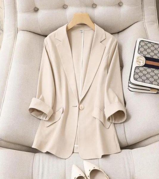 women039s suits linen suit women39s 2022 spring and summer korean version fashion professional wear thin threepoint sleeve 8305674, White;black
women039s suits linen suit women39s 2022 spring and summer korean version fashion professional wear thin threepoint sleeve 8305674, White;black