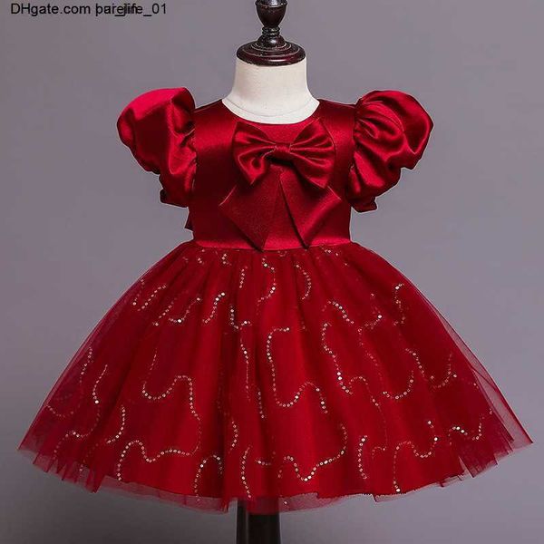 christening baby girls dresses 1 years birthday dress lace short sleeve princess children wedding party christening costume, White
christening baby girls dresses 1 years birthday dress lace short sleeve princess children wedding party christening costume, White