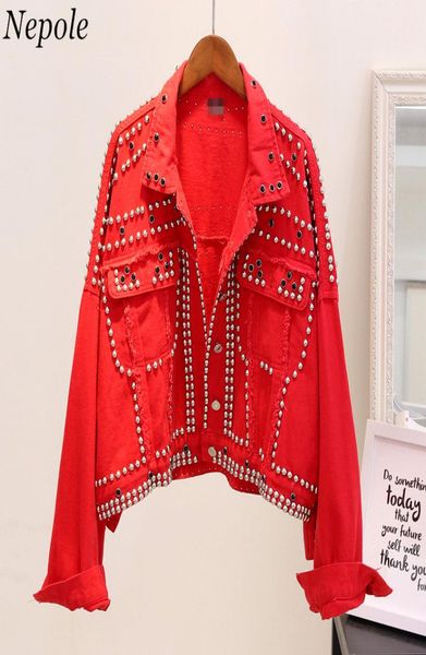 neploe rivet pockets women denim jacket single breasted tassel fake diamonds coat 2019 spring autumn cool fashion outwear 693357105316, Black;brown
neploe rivet pockets women denim jacket single breasted tassel fake diamonds coat 2019 spring autumn cool fashion outwear 693357105316, Black;brown