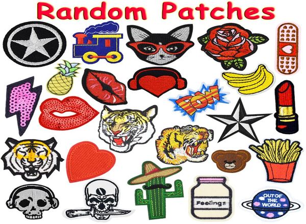 20pcs random patches for clothing iron on transfer applique patch for bags jeans diy sew on all kinds embroidery stickers 1236682, Black
20pcs random patches for clothing iron on transfer applique patch for bags jeans diy sew on all kinds embroidery stickers 1236682, Black