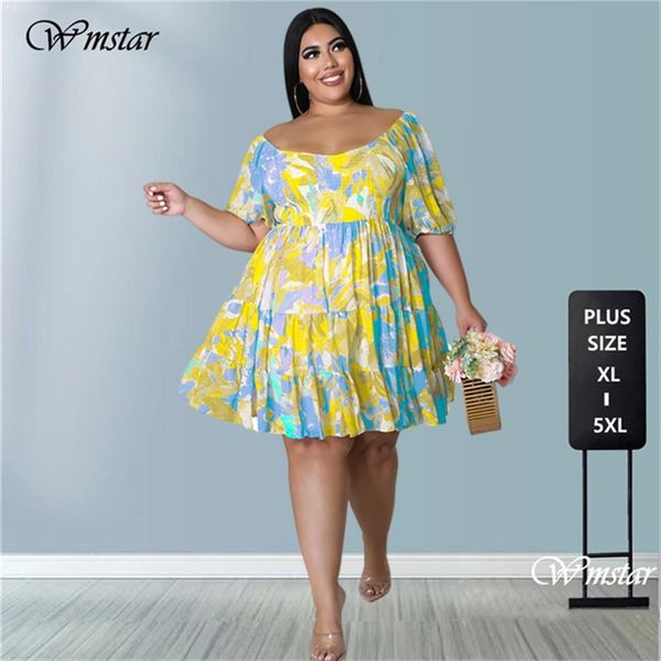 plus size dresses wmstar size women's clothing summer holiday one shoulder printed elegant mini dress wholesale drop 230809, Black
plus size dresses wmstar size women's clothing summer holiday one shoulder printed elegant mini dress wholesale drop 230809, Black