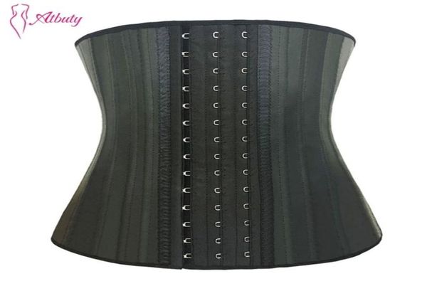 atbuty 25 steel boned waist trainer corset latex waist cincher workout shapewear 3 rows hooks body shaper slimming underwear 201214617438
atbuty 25 steel boned waist trainer corset latex waist cincher workout shapewear 3 rows hooks body shaper slimming underwear 201214617438