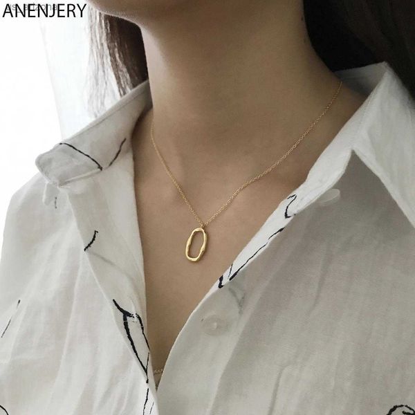 anenjery simple temperament personality square pendant necklace versatile irregular design necklace l230620, Silver
anenjery simple temperament personality square pendant necklace versatile irregular design necklace l230620, Silver