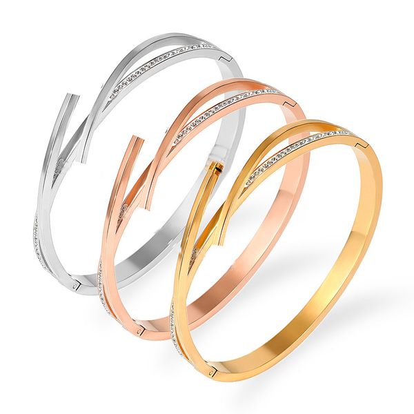 luxury designer bracelet bangle for women inlaid diamond love heart men nail bracelet stainless steel plated gold silver womens mens bracele, Black
luxury designer bracelet bangle for women inlaid diamond love heart men nail bracelet stainless steel plated gold silver womens mens bracele, Black
