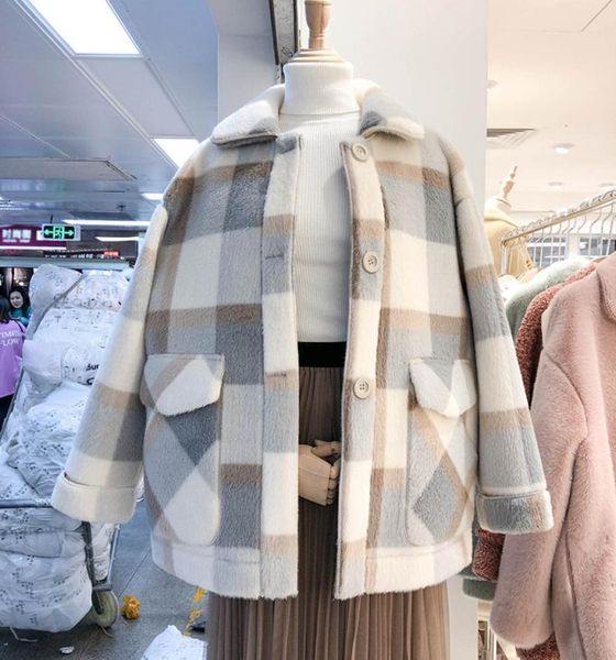 2020 autumn jackets for women fashion wool blends faux fur coats female jacket winter coat womens loose thick warm7300370, Black
2020 autumn jackets for women fashion wool blends faux fur coats female jacket winter coat womens loose thick warm7300370, Black