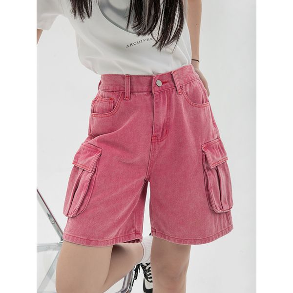 women's jeans pink woman shorts jeans high waist denim shorts baggy street cargo style design y2k vintage wide leg straight summer jean, Blue
women's jeans pink woman shorts jeans high waist denim shorts baggy street cargo style design y2k vintage wide leg straight summer jean, Blue
