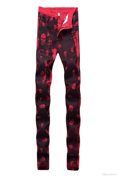 men trousers casual red denim zipper print jeans fashion designer men039s long pants motorcycle biker washing jeans2297110, Blue
men trousers casual red denim zipper print jeans fashion designer men039s long pants motorcycle biker washing jeans2297110, Blue