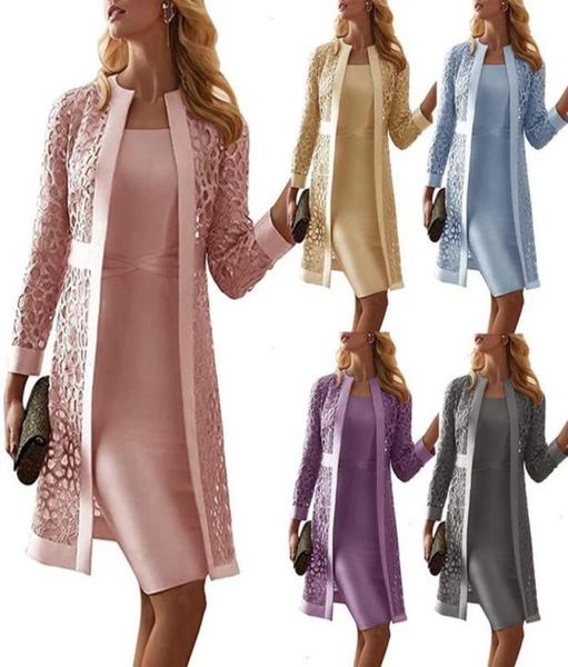 two piece dresses for women long sleeve knee length jacket mother of the bride dress formal party evening gown2998928, Black;gray
two piece dresses for women long sleeve knee length jacket mother of the bride dress formal party evening gown2998928, Black;gray
