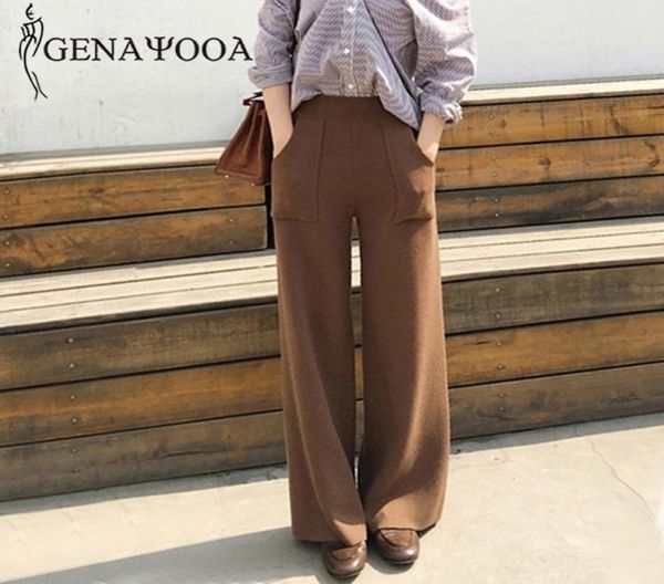genayooa knitting plus size pant casual wide leg pants high waist elegant pants ice lady workwear women trousers y2004186054059, Black;white
genayooa knitting plus size pant casual wide leg pants high waist elegant pants ice lady workwear women trousers y2004186054059, Black;white
