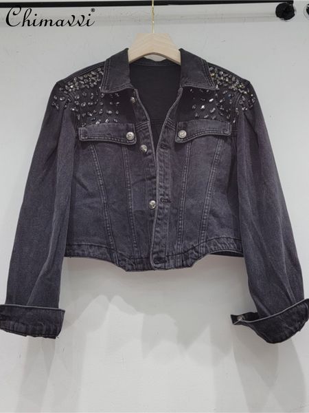 womens jackets european for women autumn fashion long sleeve denim coat exquisite streetwear versatile lady 230808, Black;brown
womens jackets european for women autumn fashion long sleeve denim coat exquisite streetwear versatile lady 230808, Black;brown