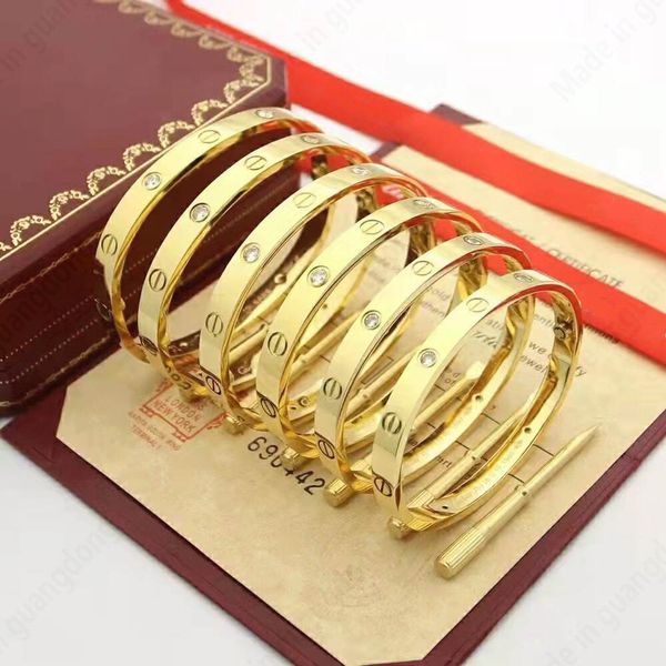 womens designer classic love bracelet luxury jewelry set womans gold plate jewelry 5 diamond titanium steel bangle bracelets never fading no, Black
womens designer classic love bracelet luxury jewelry set womans gold plate jewelry 5 diamond titanium steel bangle bracelets never fading no, Black