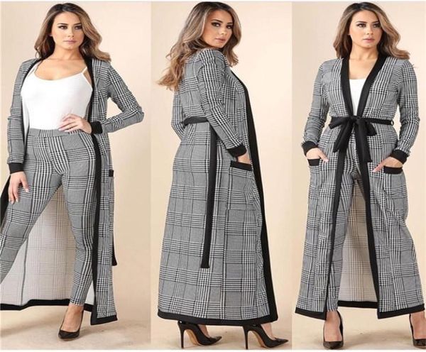2019 women casual two pieces sets long sleeve plaid 1 pant1 coat club outfits9614650, White
2019 women casual two pieces sets long sleeve plaid 1 pant1 coat club outfits9614650, White