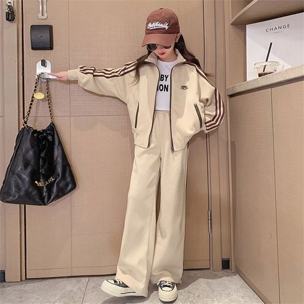 clothing sets girls spring and autumn clothes suits children hooded coats striped pants 2pcs teen kids casual sports loungewear tracksuit 23, White
clothing sets girls spring and autumn clothes suits children hooded coats striped pants 2pcs teen kids casual sports loungewear tracksuit 23, White
