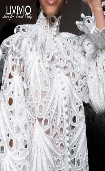 livivio vintage hollow out lace ruffled shirts female stand neck flare long sleeve irregular blouse women fashion clothing new111225035, White
livivio vintage hollow out lace ruffled shirts female stand neck flare long sleeve irregular blouse women fashion clothing new111225035, White