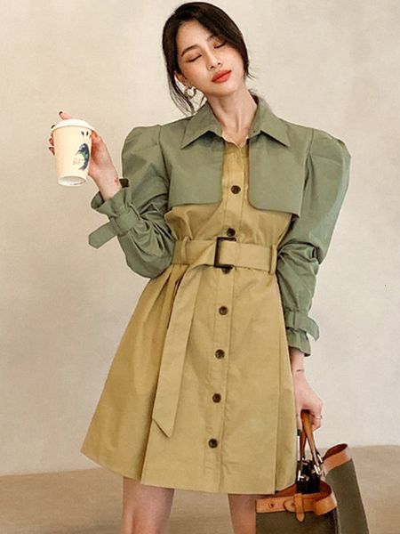 women's trench coats arrival women fashion comfortable trench coat professional ol temperament single breasted long patchwork trench 23, Tan;black
women's trench coats arrival women fashion comfortable trench coat professional ol temperament single breasted long patchwork trench 23, Tan;black